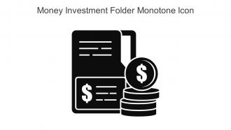 Money Investment Folder Monotone Icon In Powerpoint Pptx Png And Editable Eps Format