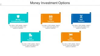 Money Investment Options Ppt Powerpoint Presentation Show Layout Ideas Cpb