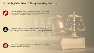Money Laundering Control Act As Key AML Regulation Training Ppt