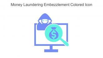 Money Laundering Embezzlement Colored Icon In Powerpoint Pptx Png And Editable Eps Format