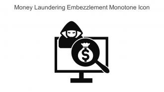 Money Laundering Embezzlement Monotone Icon In Powerpoint Pptx Png And Editable Eps Format