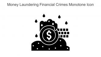 Money Laundering Financial Crimes Monotone Icon In Powerpoint Pptx Png And Editable Eps Format