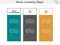 Money laundering stages ppt powerpoint presentation portfolio outline cpb