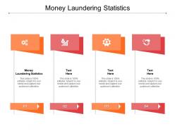 Money laundering statistics ppt powerpoint presentation show template cpb