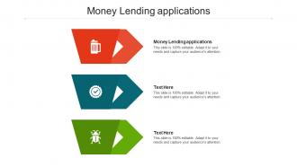 Money lending applications ppt powerpoint presentation gallery design templates cpb