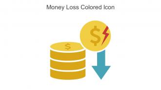 Money Loss Colored Icon In Powerpoint Pptx Png And Editable Eps Format