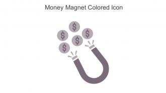 Money Magnet Colored Icon In Powerpoint Pptx Png And Editable Eps Format