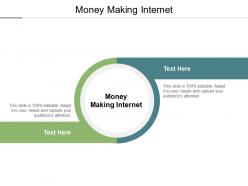 Money making internet ppt powerpoint presentation outline vector cpb