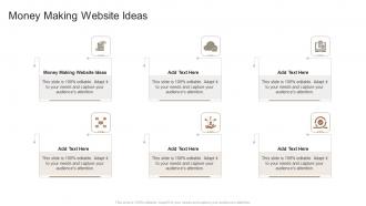 Money Making Website Ideas In Powerpoint And Google Slides Cpb