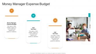 Money Manager Expense Budget In Powerpoint And Google Slides Cpb