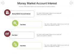 Money market account interest ppt powerpoint presentation model file formats cpb