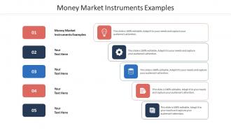 Money market instruments examples ppt powerpoint presentation icon infographics cpb