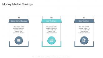 Money Market Savings In Powerpoint And Google Slides Cpb