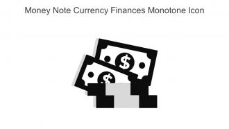 Money Note Currency Finances Monotone Icon In Powerpoint Pptx Png And Editable Eps Format