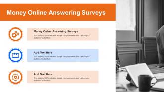 Money Online Answering Surveys In Powerpoint And Google Slides Cpb
