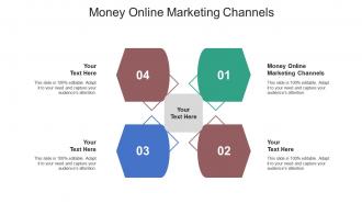 Money online marketing channels ppt powerpoint presentation professional clipart cpb