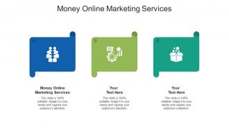 Money online marketing services ppt powerpoint presentation model icons cpb