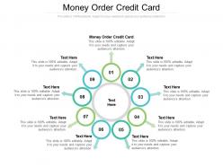 Money order credit card ppt powerpoint presentation file vector cpb