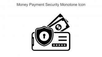 Money Payment Security Monotone Icon In Powerpoint Pptx Png And Editable Eps Format
