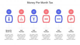 Money Per Month Tax Ppt Powerpoint Presentation Gallery Microsoft Cpb