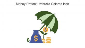 Money Protect Umbrella Colored Icon In Powerpoint Pptx Png And Editable Eps Format