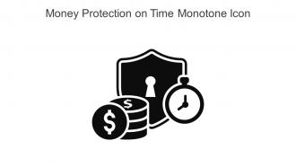 Money Protection On Time Monotone Icon In Powerpoint Pptx Png And Editable Eps Format
