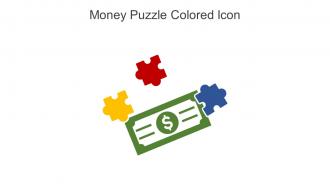 Money Puzzle Colored Icon In Powerpoint Pptx Png And Editable Eps Format