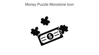 Money Puzzle Monotone Icon In Powerpoint Pptx Png And Editable Eps Format