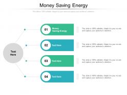 Money saving energy ppt powerpoint presentation ideas shapes cpb