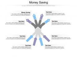 Money saving ppt powerpoint presentation outline sample cpb
