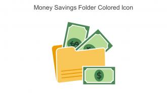 Money Savings Folder Colored Icon In Powerpoint Pptx Png And Editable Eps Format