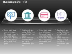 Money Search Banking Data Storage Financial Flow Ppt Icons Graphics