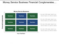 Money service business financial conglomerates specialist risk unit
