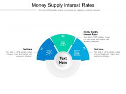Money supply interest rates ppt powerpoint presentation slides microsoft cpb