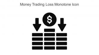 Money Trading Loss Monotone Icon In Powerpoint Pptx Png And Editable Eps Format