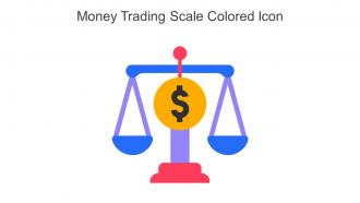 Money Trading Scale Colored Icon In Powerpoint Pptx Png And Editable Eps Format