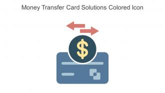 Money Transfer Card Solutions Colored Icon In Powerpoint Pptx Png And Editable Eps Format