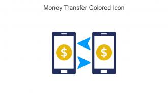 Money Transfer Colored Icon In Powerpoint Pptx Png And Editable Eps Format