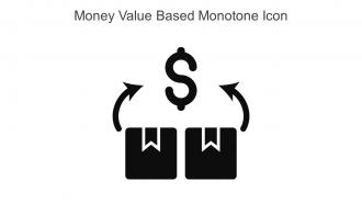 Money Value Based Monotone Icon In Powerpoint Pptx Png And Editable Eps Format