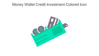 Money Wallet Credit Investment Colored Icon In Powerpoint Pptx Png And Editable Eps Format