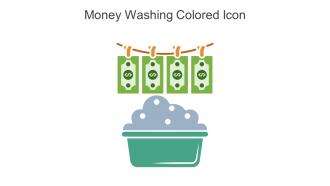 Money Washing Colored Icon In Powerpoint Pptx Png And Editable Eps Format