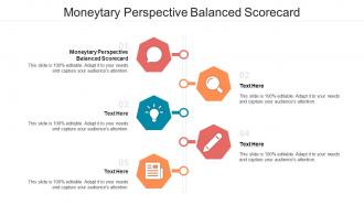 Moneytary perspective balanced scorecard ppt powerpoint presentation icon information cpb