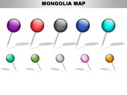 Mongolia country powerpoint maps