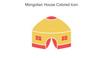 Mongolian House Colored Icon In Powerpoint Pptx Png And Editable Eps Format