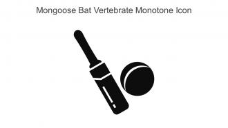 Mongoose Bat Vertebrate Monotone Icon In Powerpoint Pptx Png And Editable Eps Format