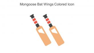 Mongoose Bat Wings Colored Icon In Powerpoint Pptx Png And Editable Eps Format