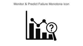 Monitor And Predict Failure Monotone Icon In Powerpoint Pptx Png And Editable Eps Format
