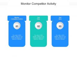 Monitor competitor activity ppt powerpoint presentation file formats cpb