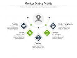 Monitor dialing activity ppt powerpoint presentation professional tips cpb