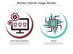Monitor internet usage monitor ppt powerpoint presentation styles icon cpb